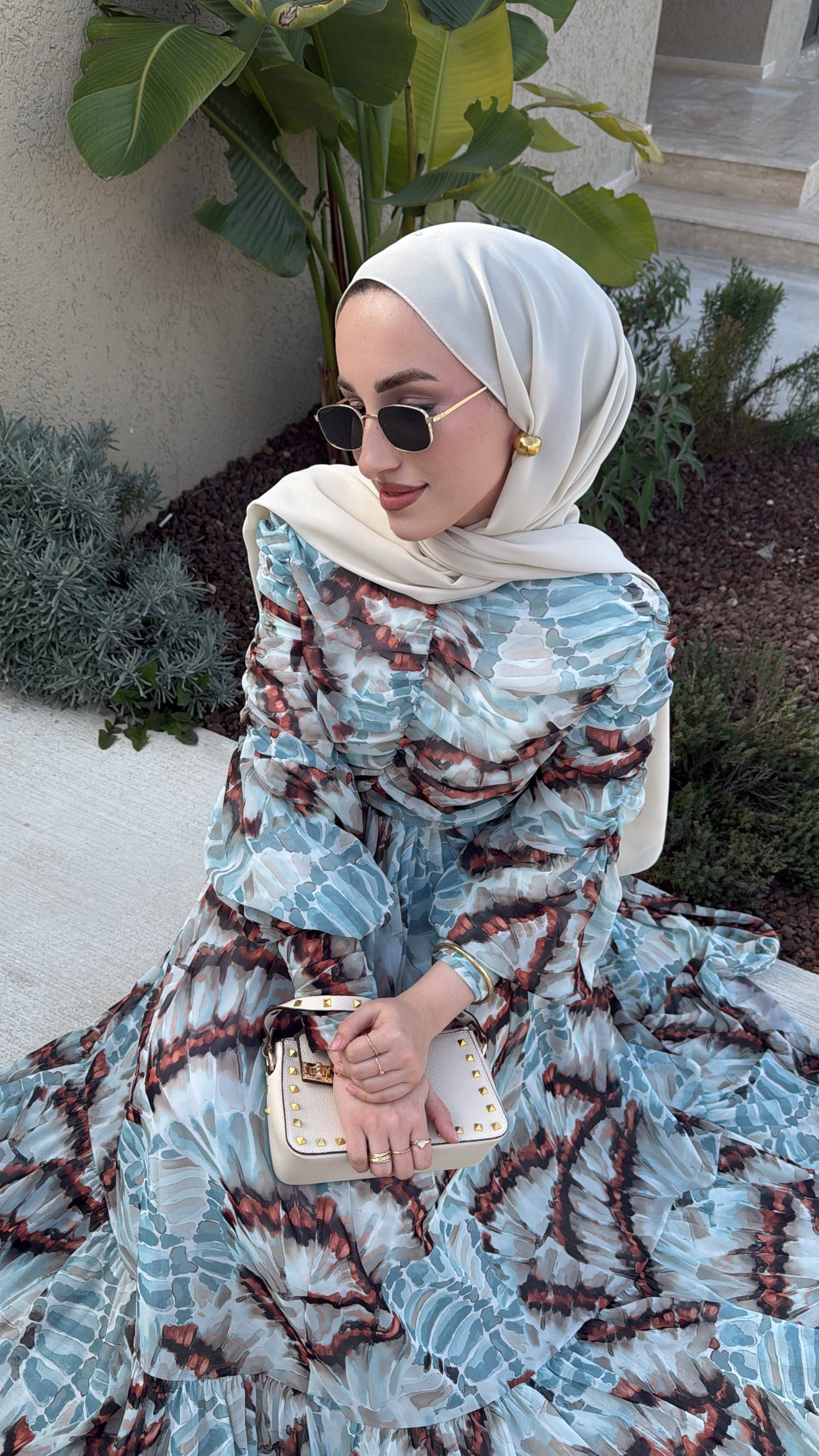 Glam Elbise - Su Yeşili