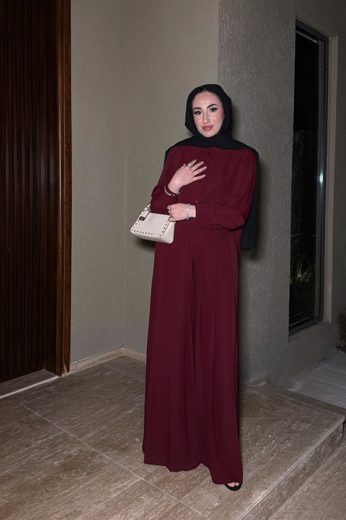 Godiva Pantolonlu Takım - Bordo