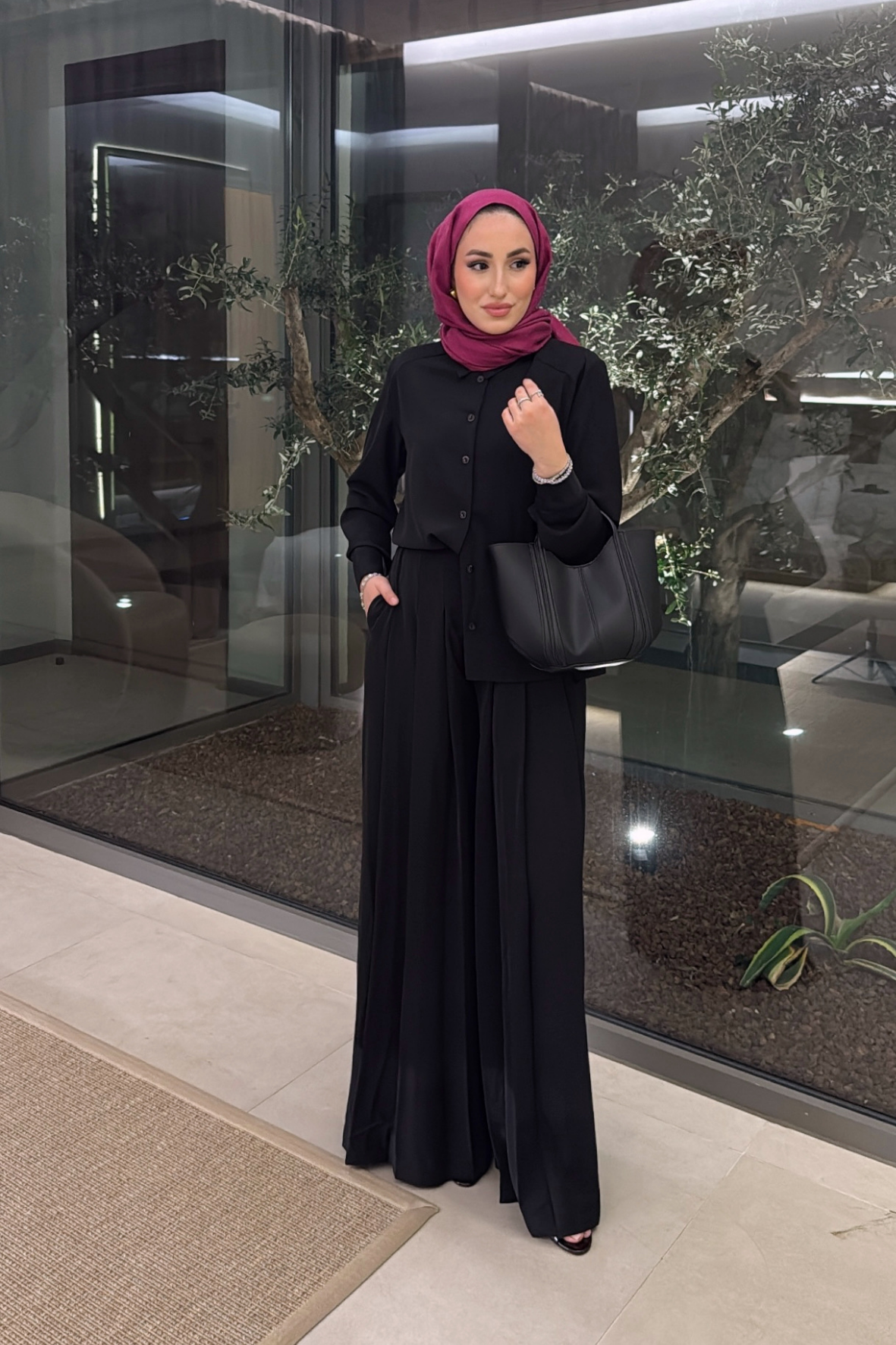 Godiva Pantolonlu Takım - Siyah