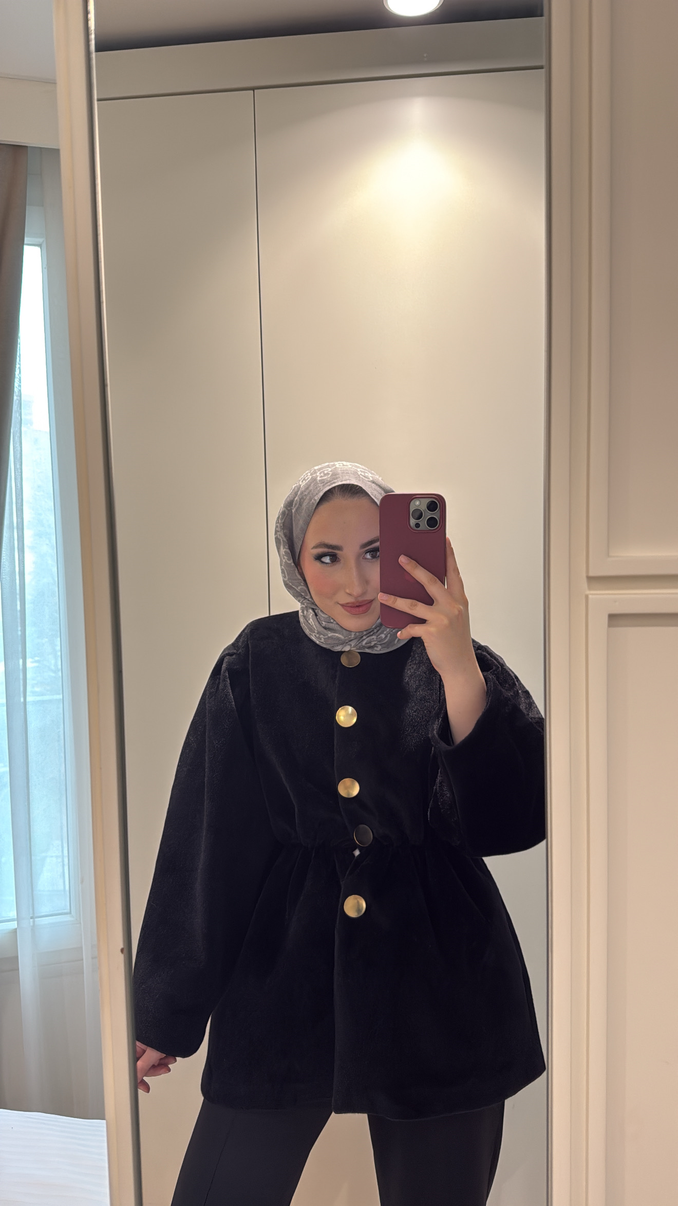 Gold fox Beli lastikli ceket-Siyah
