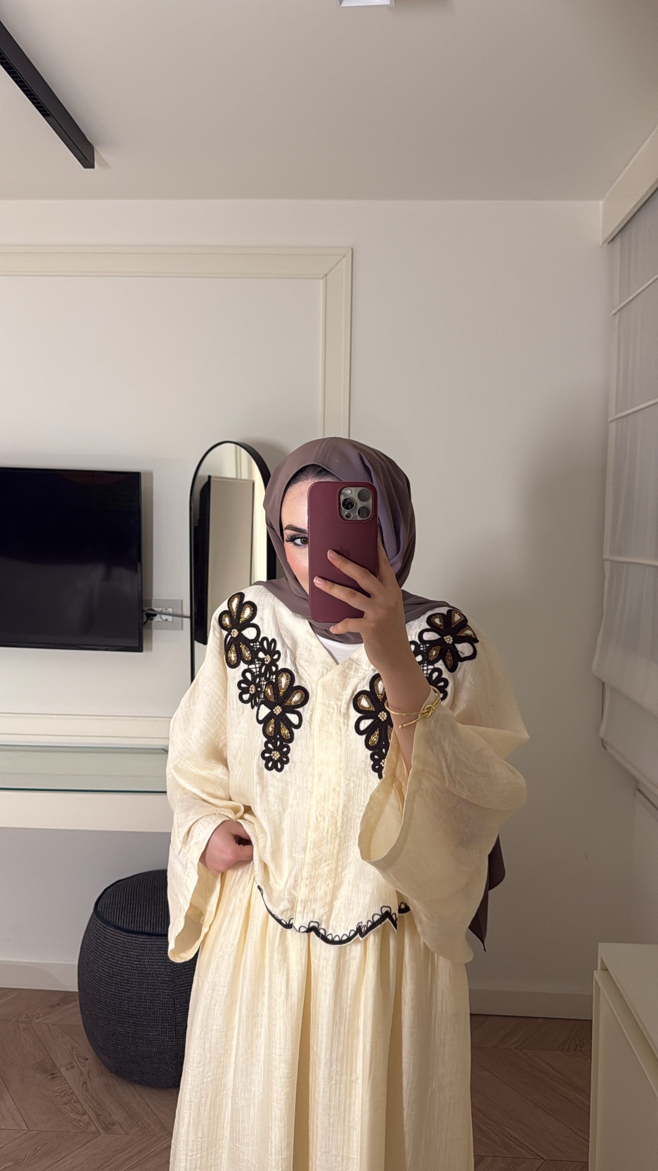 Kenna Etekli Takım - Bej 