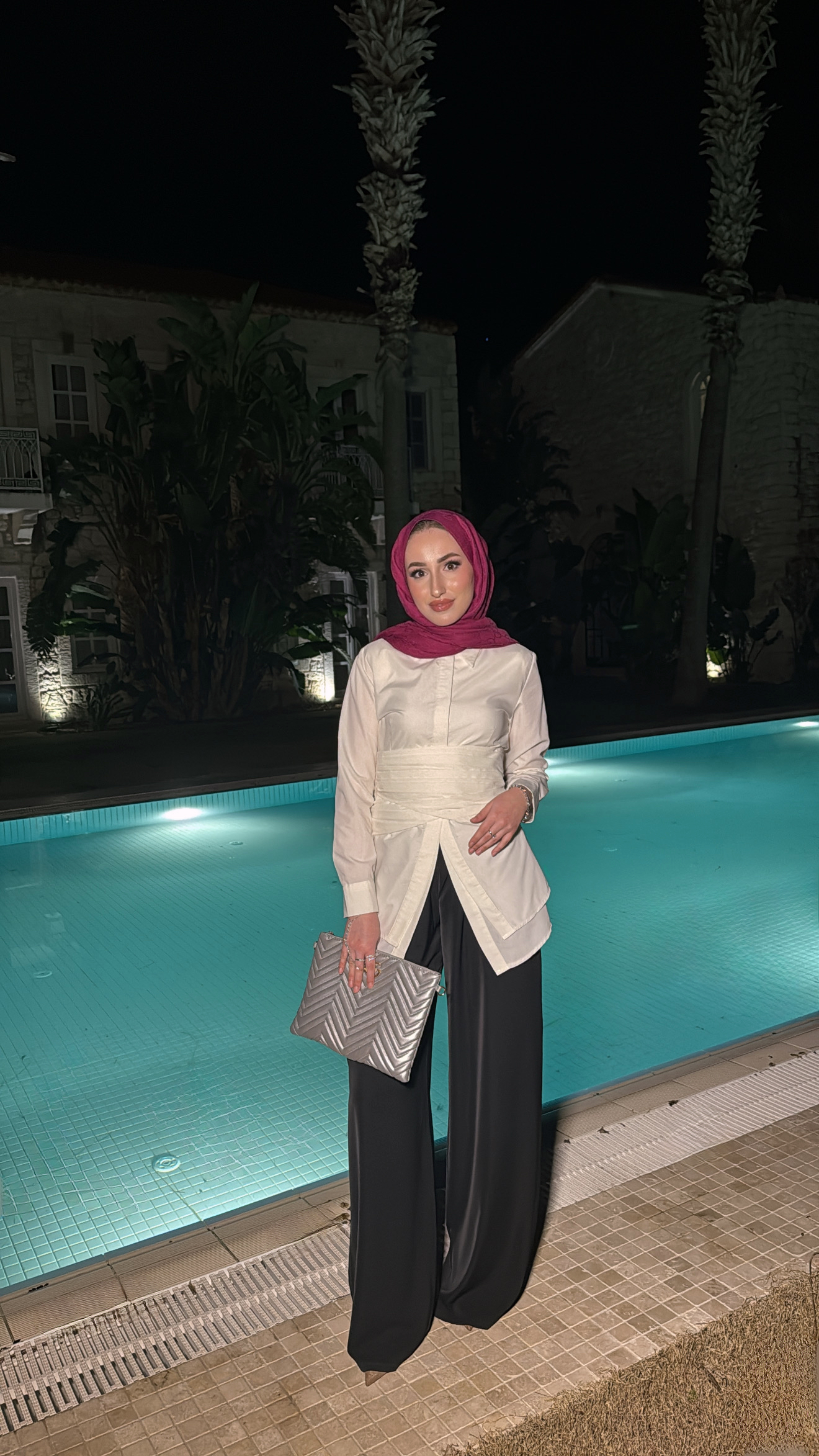 Korse Detaylı Tasarım Gömlek - Beyaz