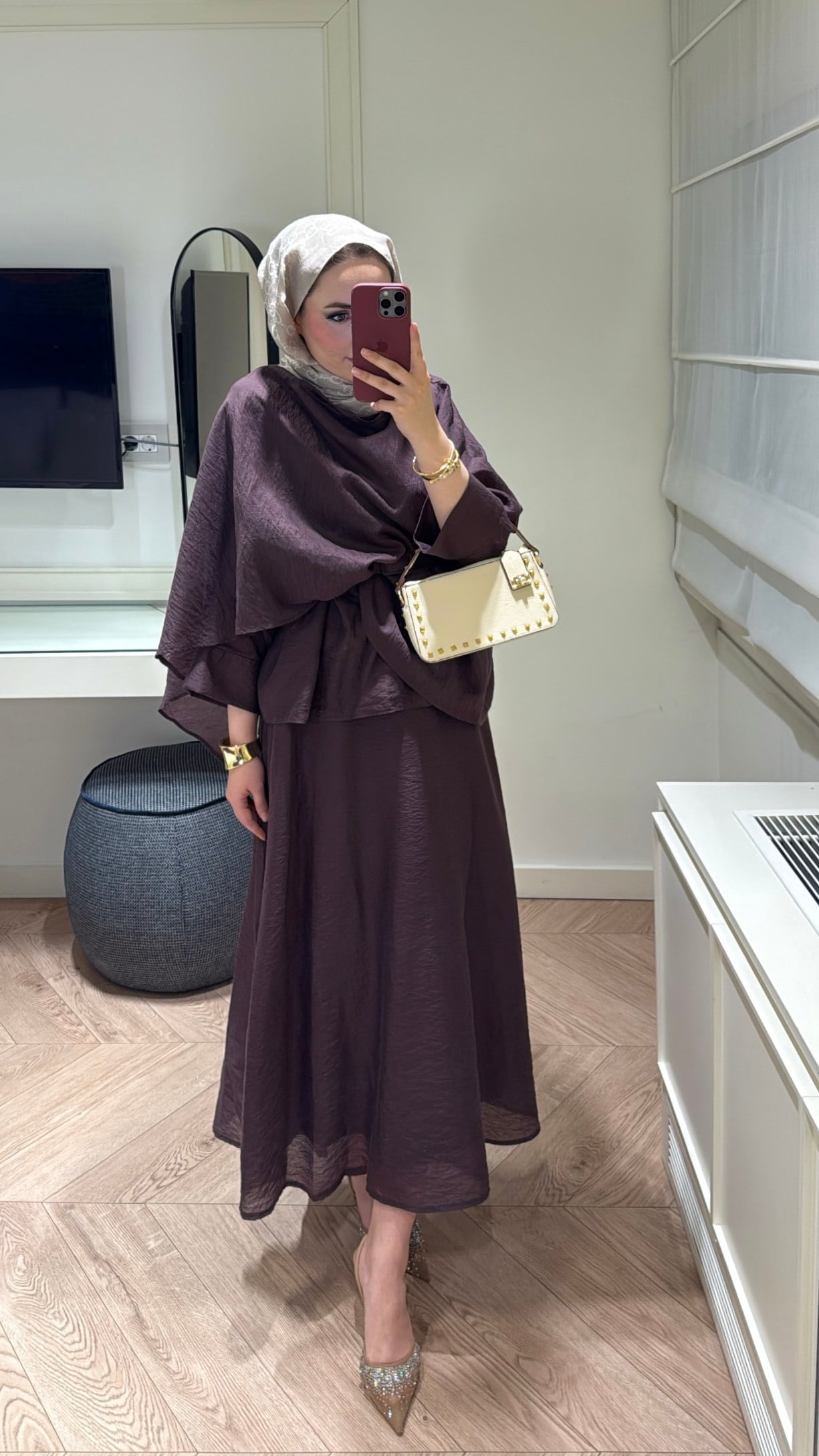 Leddy Kemerli Takım - Mürdüm