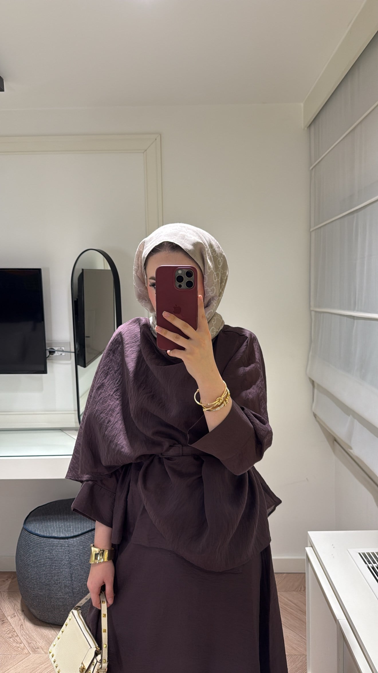 Leddy Kemerli Takım - Mürdüm