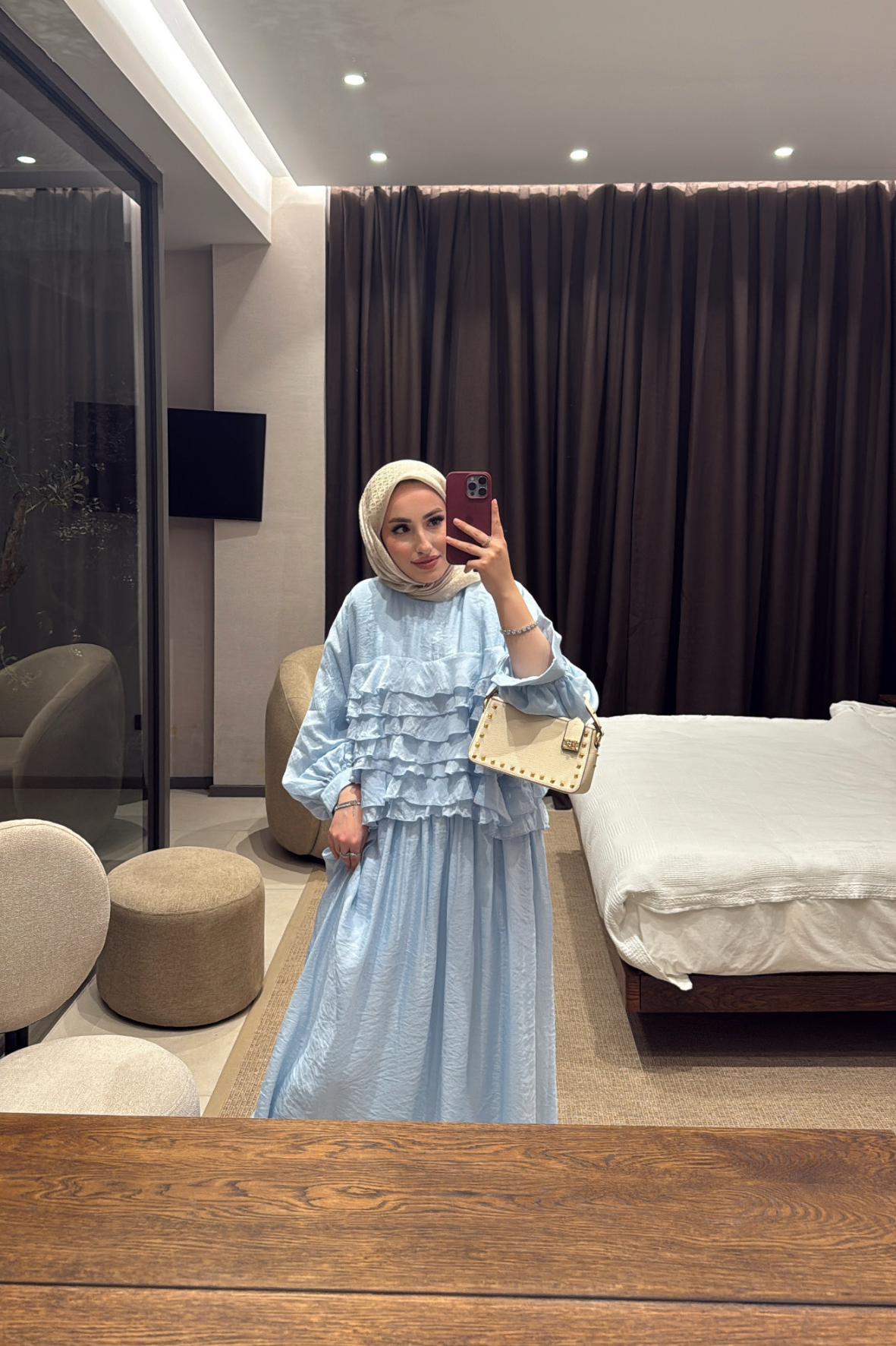 Lily Etekli Takım - Bebe Mavisi 