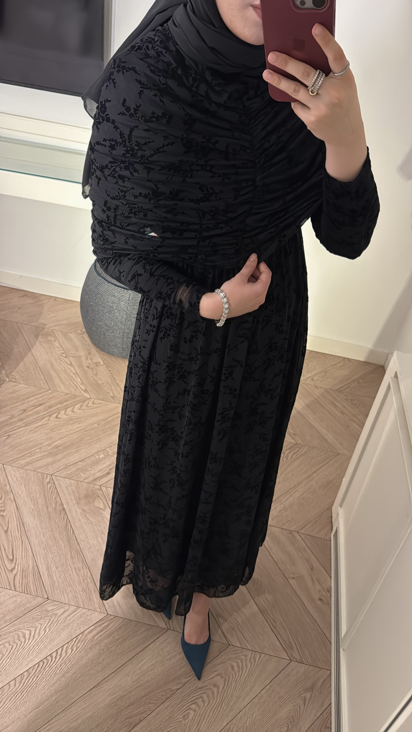 Mery elbise - Siyah