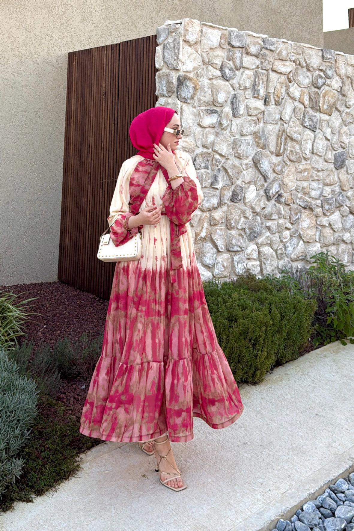 Minas Elbise - Pembe