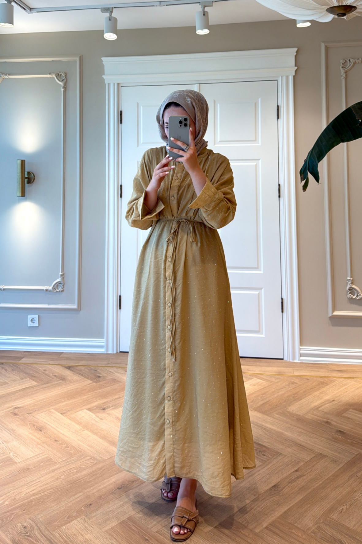 Monica Taşlı Elbise Çağla