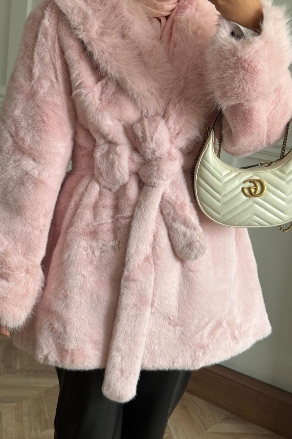 Orjinal Alpaka Kürk Pembe