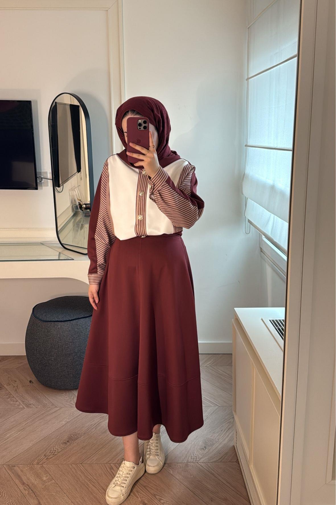 Parla Scuba Takım-Bordo