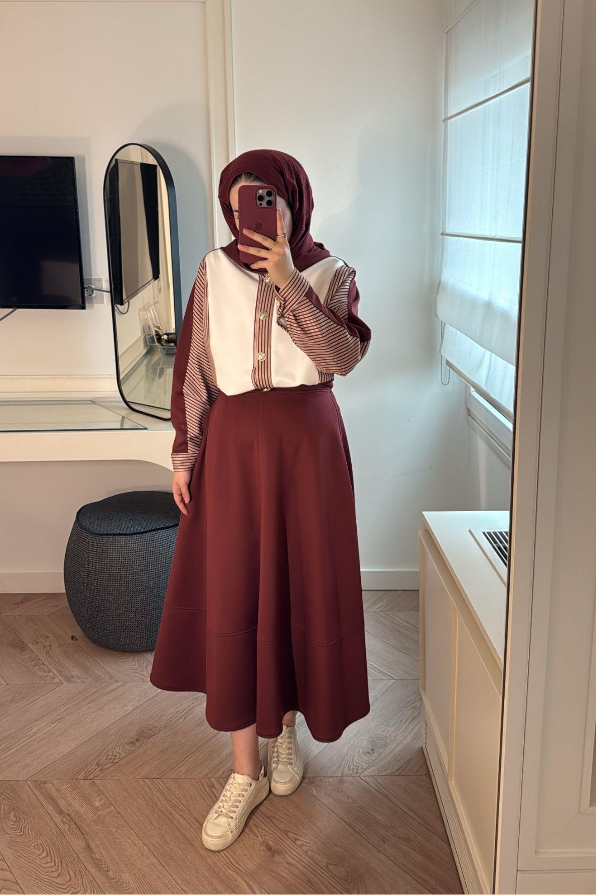 Parla Scuba Takım-Bordo