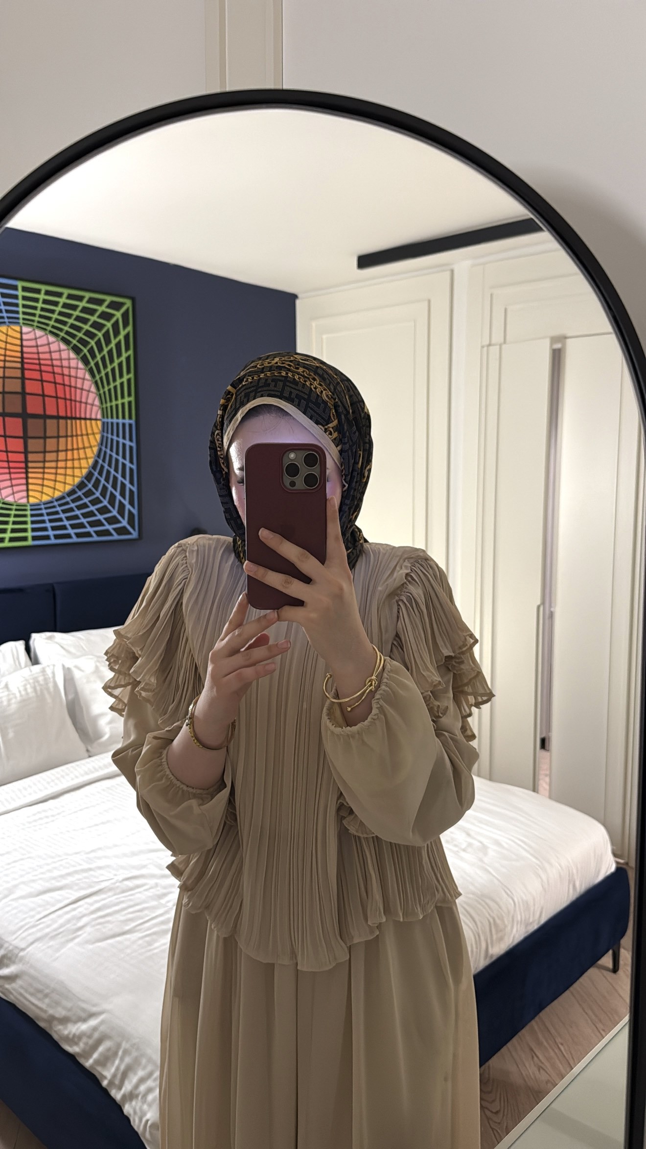 Port Etekli Takım - Bej