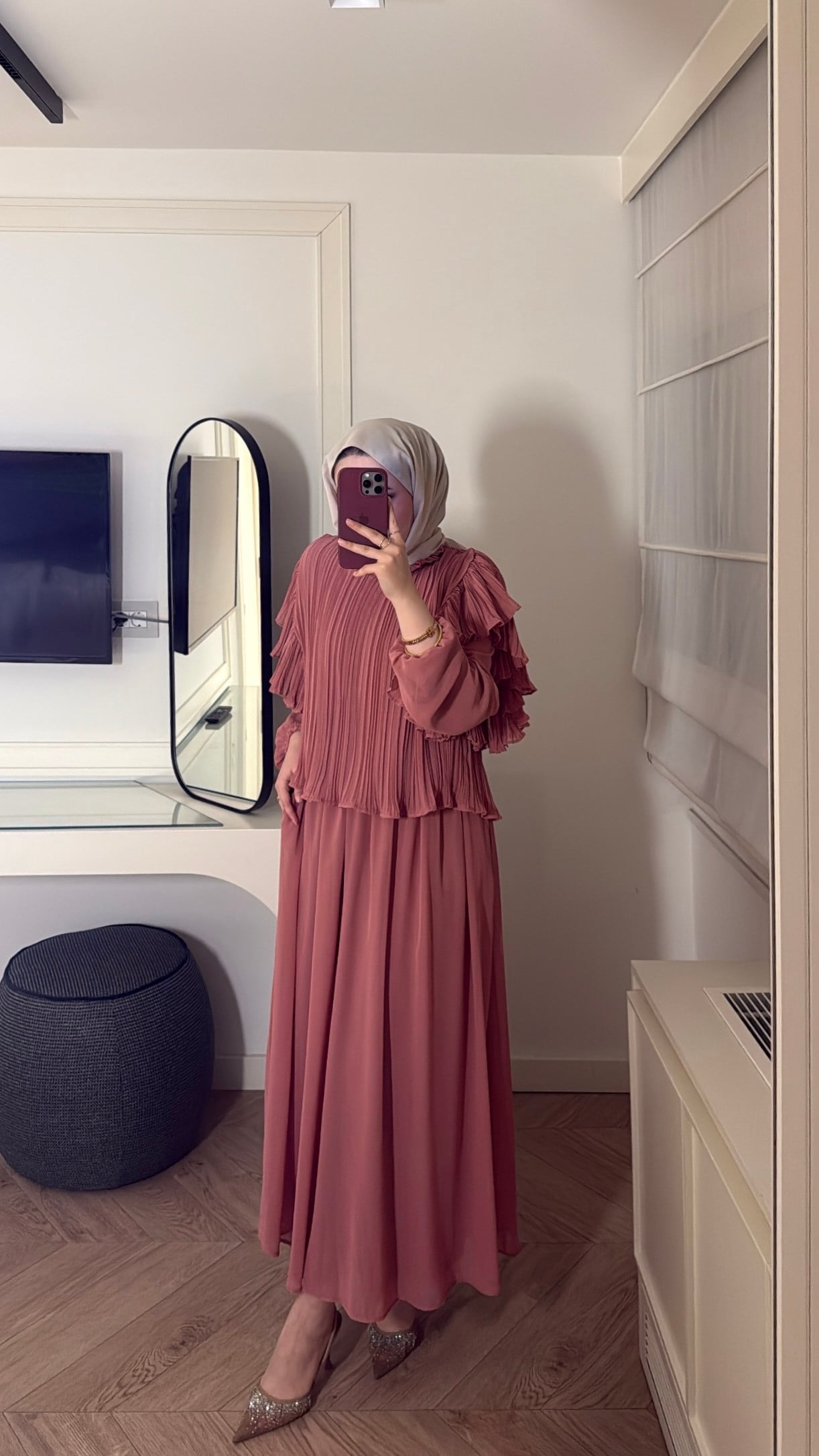 Port Etekli Takım - Gül Kurusu