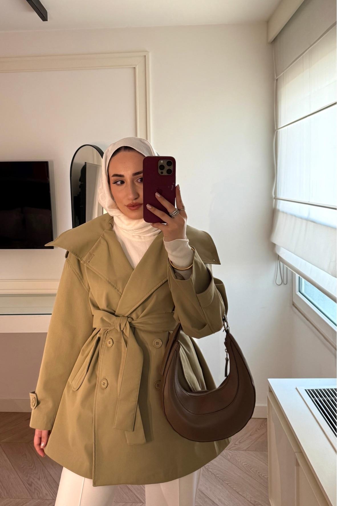 Premium Trençkot-Çağla
