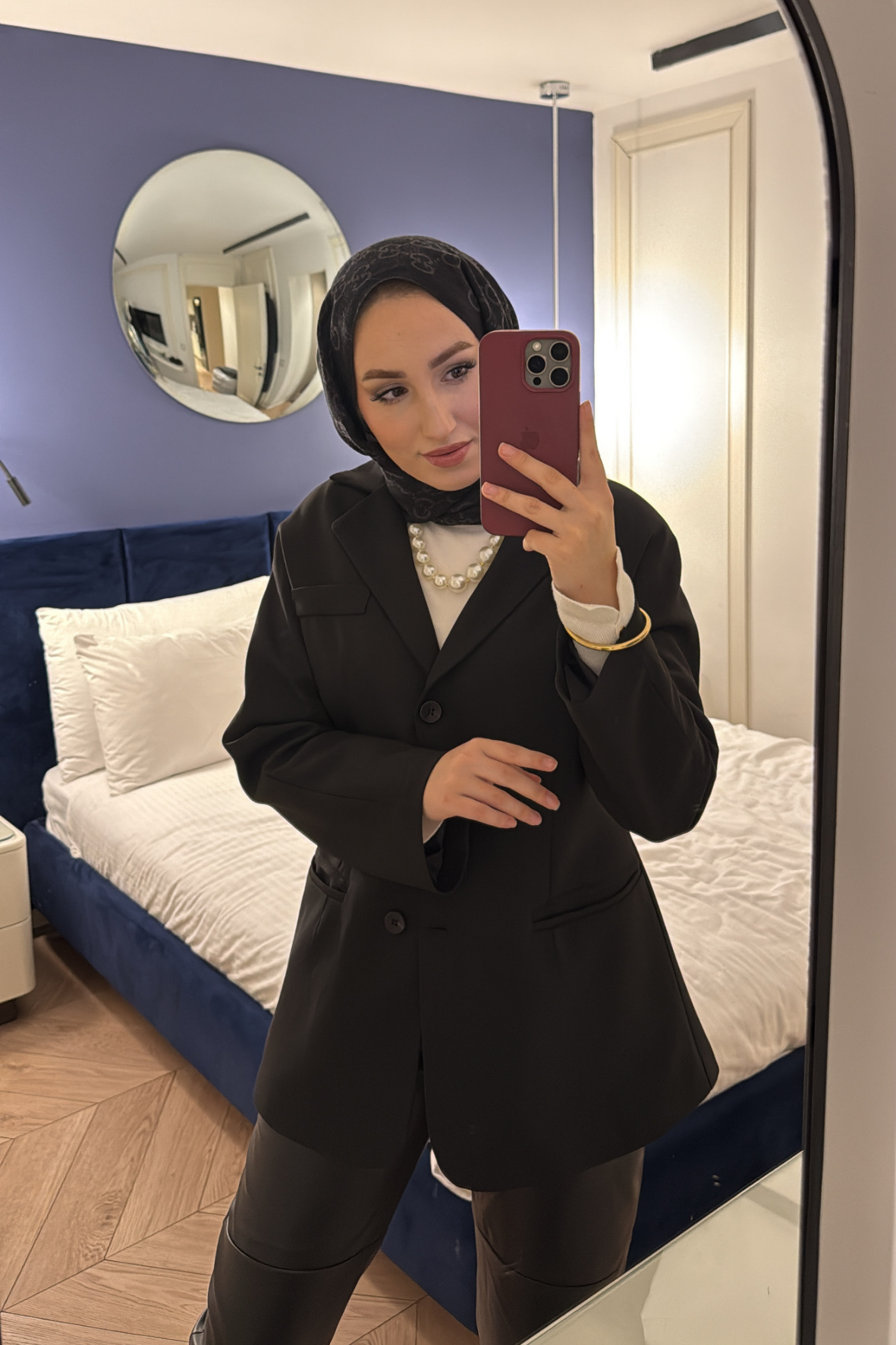 Reyna Viskon Ceket-Siyah