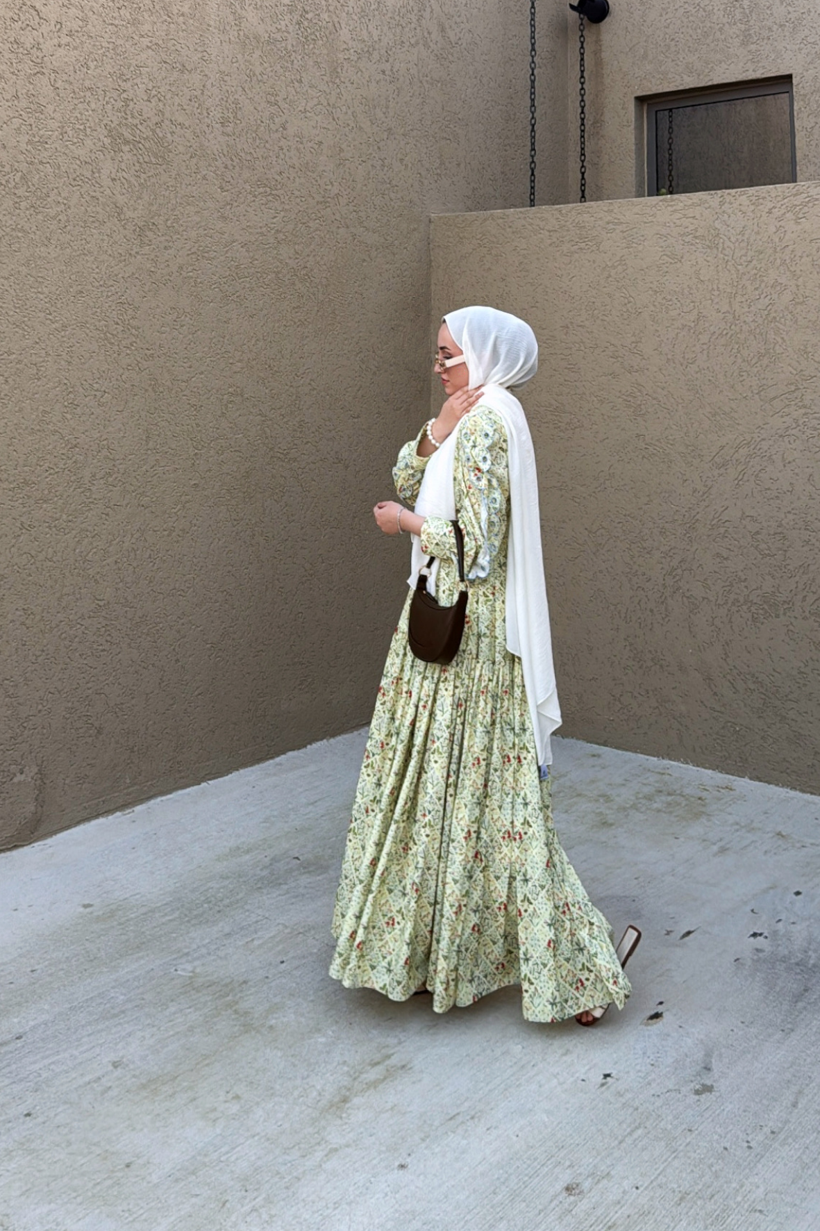 Senorita Güpür Detaylı Özel Tasarım Elbise - Fıstık 