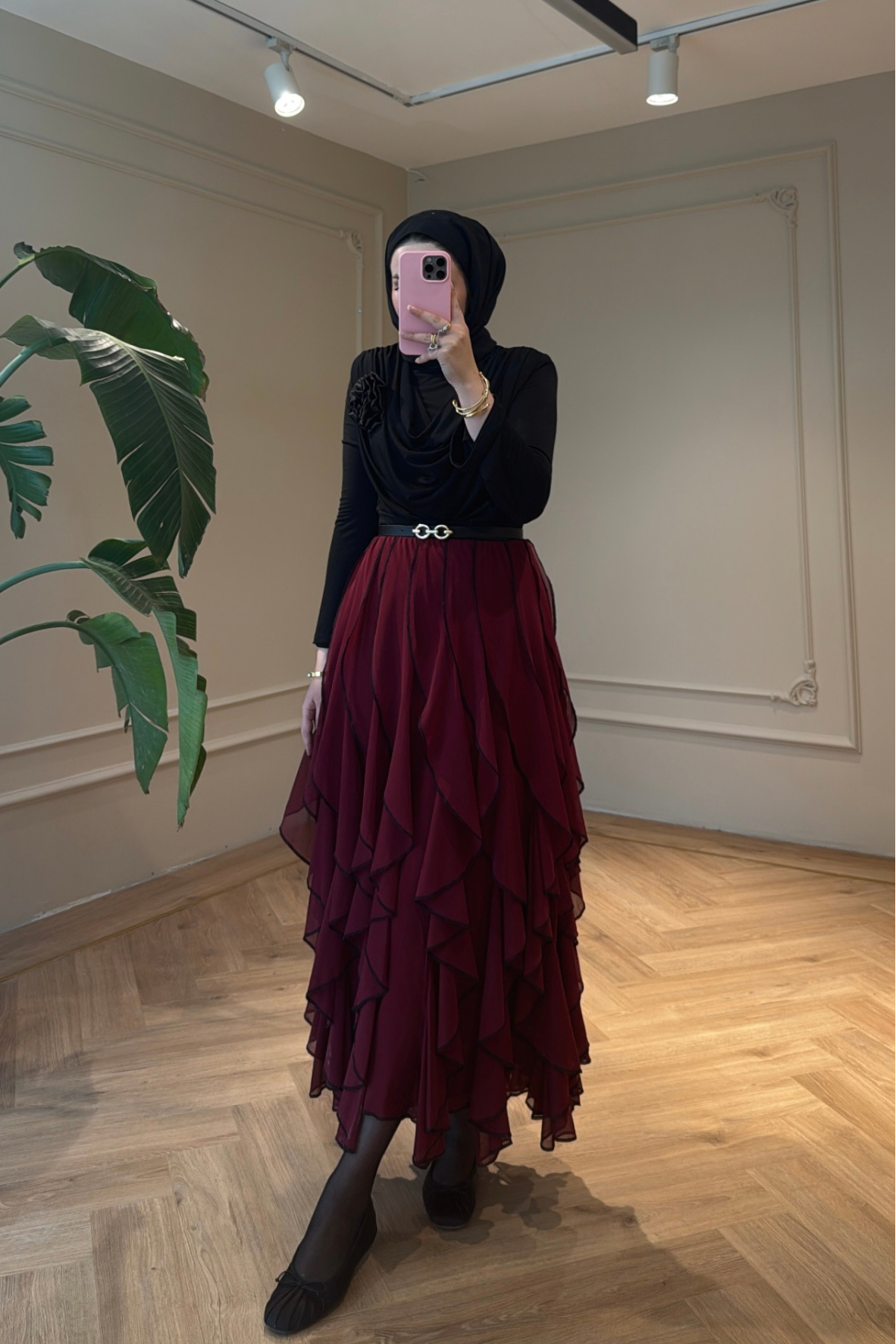 Sienna Etekli Takım - Bordo