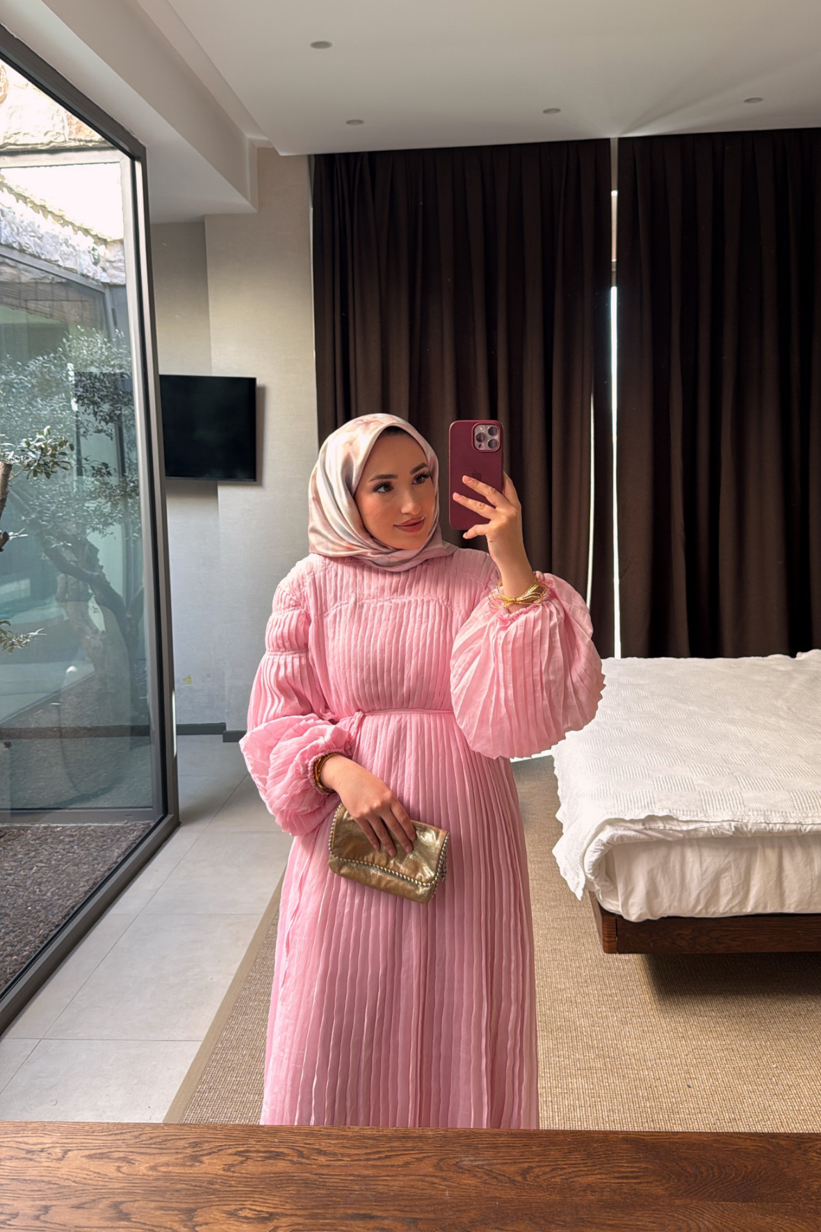 Swiss Elbise - Pembe 