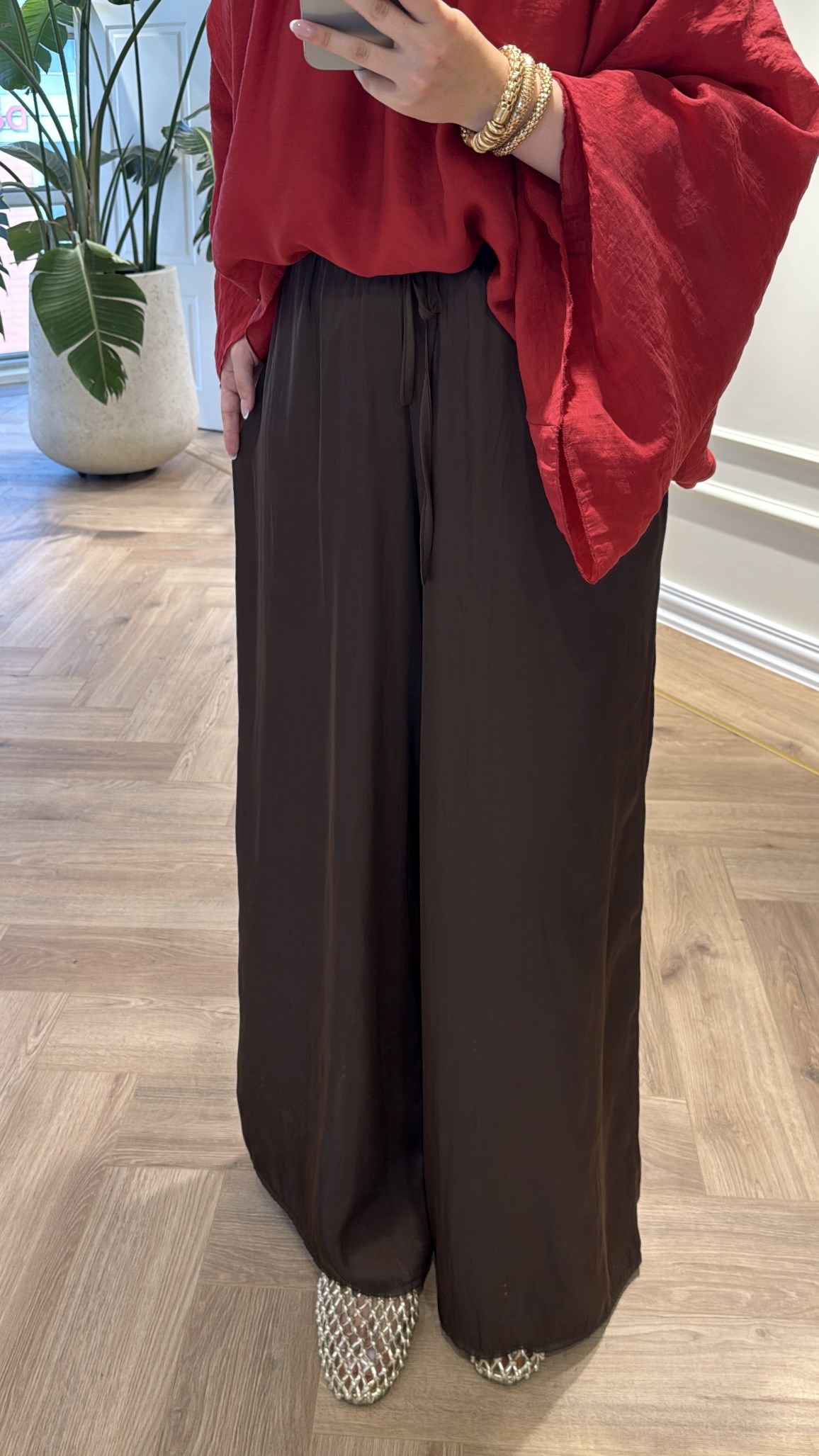 ZRA Model Salaş Pantolon Kahverengi 