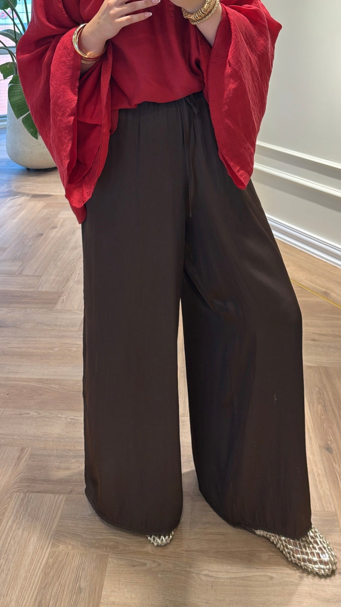 ZRA Model Salaş Pantolon Kahverengi 