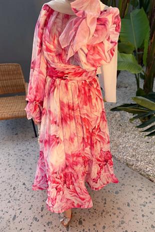 Cavalli elbise -pembe - vakronline