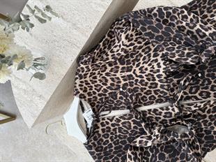 Leopar pinterest ceket - vakronline