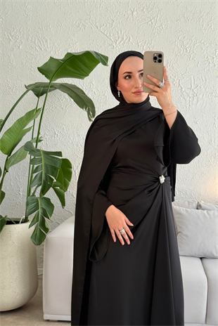 Since özel seri premium elbise -siyah 