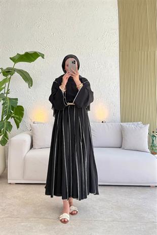 Rafael Caaz etekli takım-siyah - vakronline