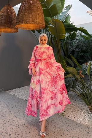 Cavalli elbise -pembe - vakronline