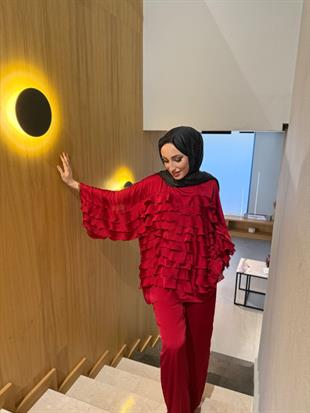 Love özel tasarım takım -kırmızı - vakronline