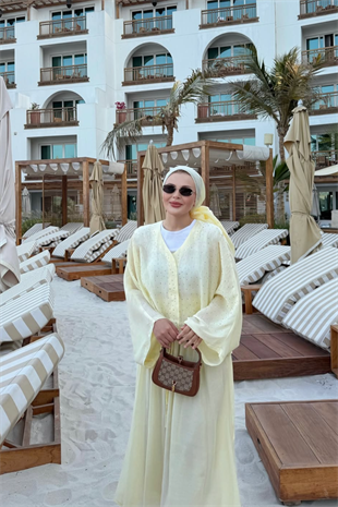 Asil etekli takım-sarı - vakronline