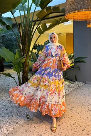 Candy keten elbise - vakronline