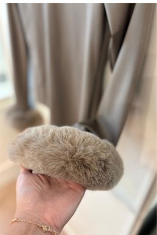 Peluş Kollu Body-Vizon