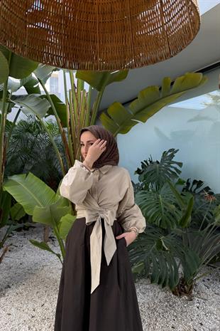 Prenses çan etek-acı kahve - vakronline