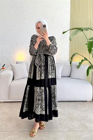 Diamond özel seri viskon takım-Siyah