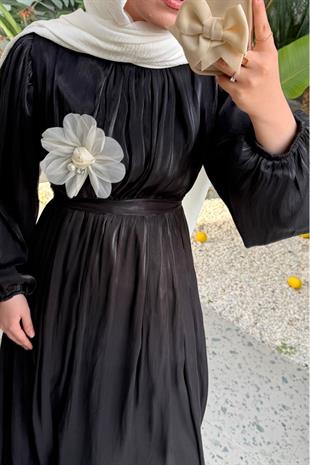 Elsa elbise-siyah - Vakronline