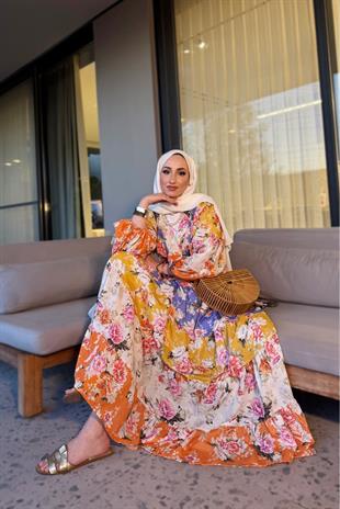 Candy keten elbise - vakronline