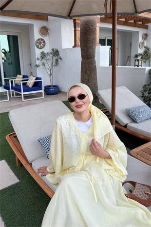 Asil etekli takım-sarı - vakronline