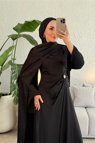 Since özel seri premium elbise -siyah 