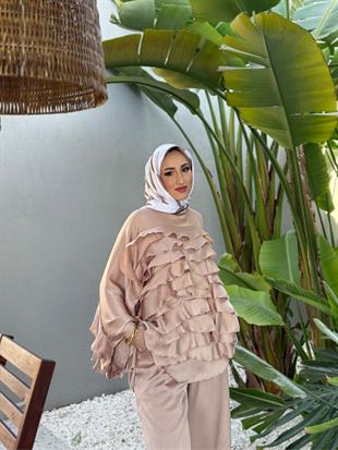 Love özel tasarım takım -bej - vakronline