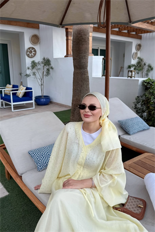 Asil etekli takım-sarı - vakronline