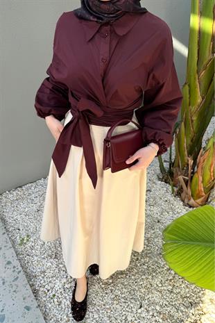 Prenses çan etek-bej - vakronline