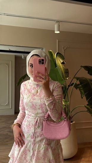 Amalfi Elbise - Pembe 