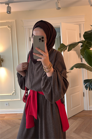 Asos Şalvarlı Pantolonlu Takım - Acı Kahve
