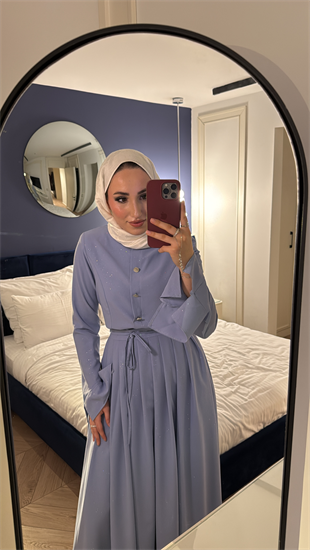 Aysa Simli Etekli Takım - Lila