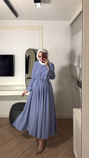 Aysa Simli Etekli Takım - Lila