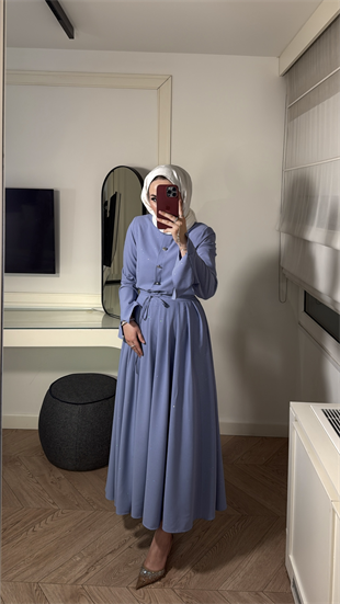 Aysa Simli Etekli Takım - Lila