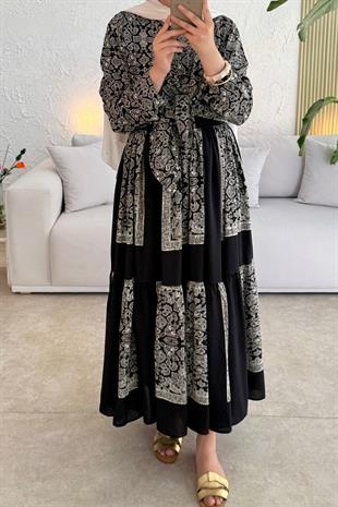 Diamond özel seri viskon takım-Siyah