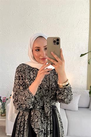 Diamond özel seri viskon takım-Siyah