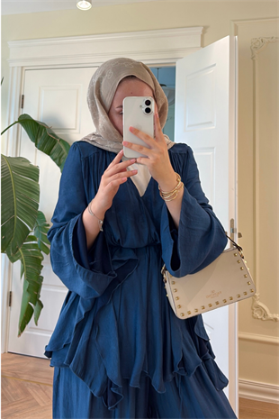 Batik Pantolonlu Takım-Lacivert